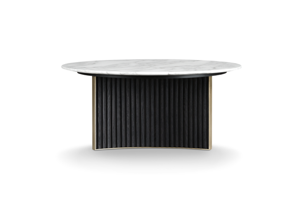 Coffee table AJW2288G Real marble + Metal