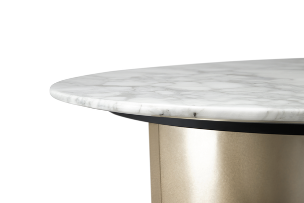 Coffee table AJW2288G Real marble + Metal